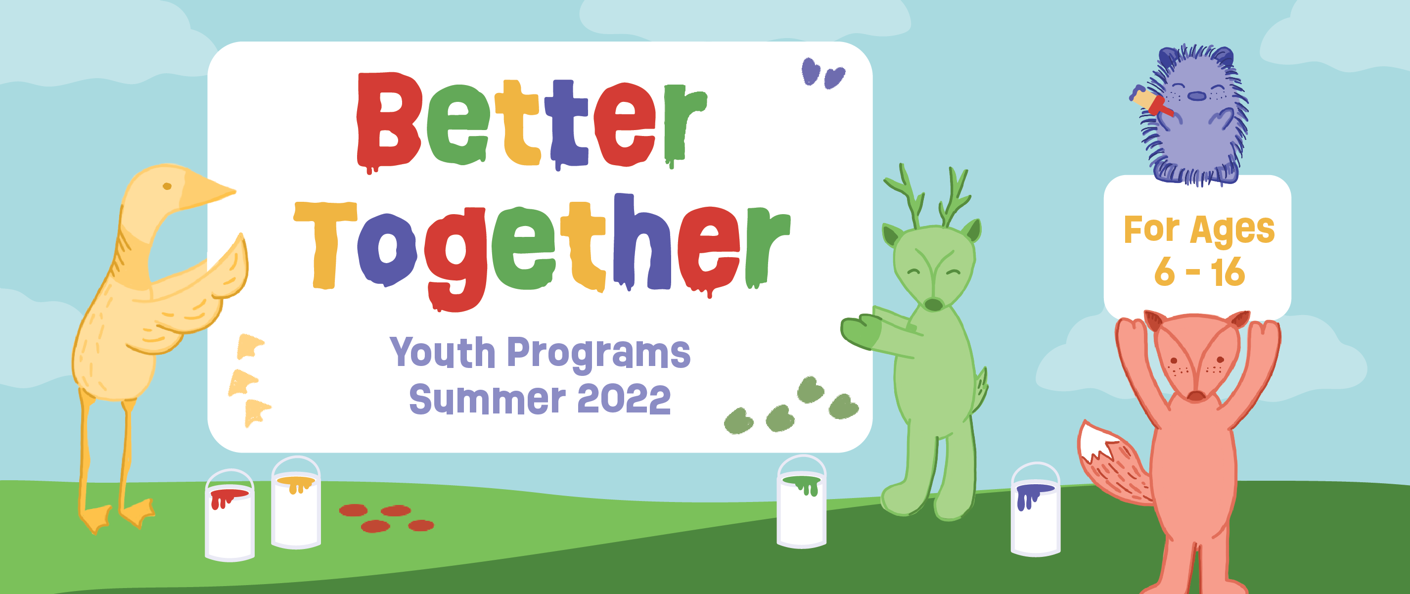 youth programs summer 2022 brand: better together