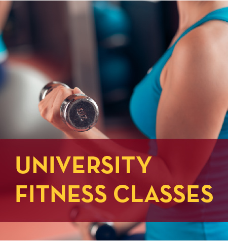 university fitness class information