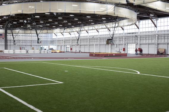 Field House interior showing field and track